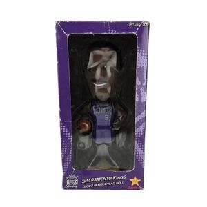Gerald Wallace Sacramento Kings 2003 Bobblehead Doll Carl's Jr NBA Purple Jersey